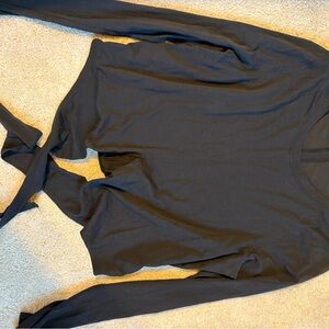Black Long Sleeve Women's Top
